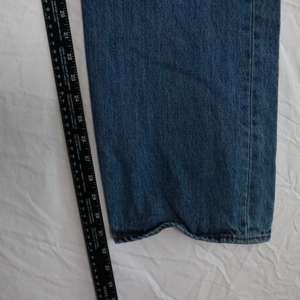 Levi's 501 Jeans Mens 40x32 Original Fit Button Fly 5-Pocket Cotton‎ Denim Blue